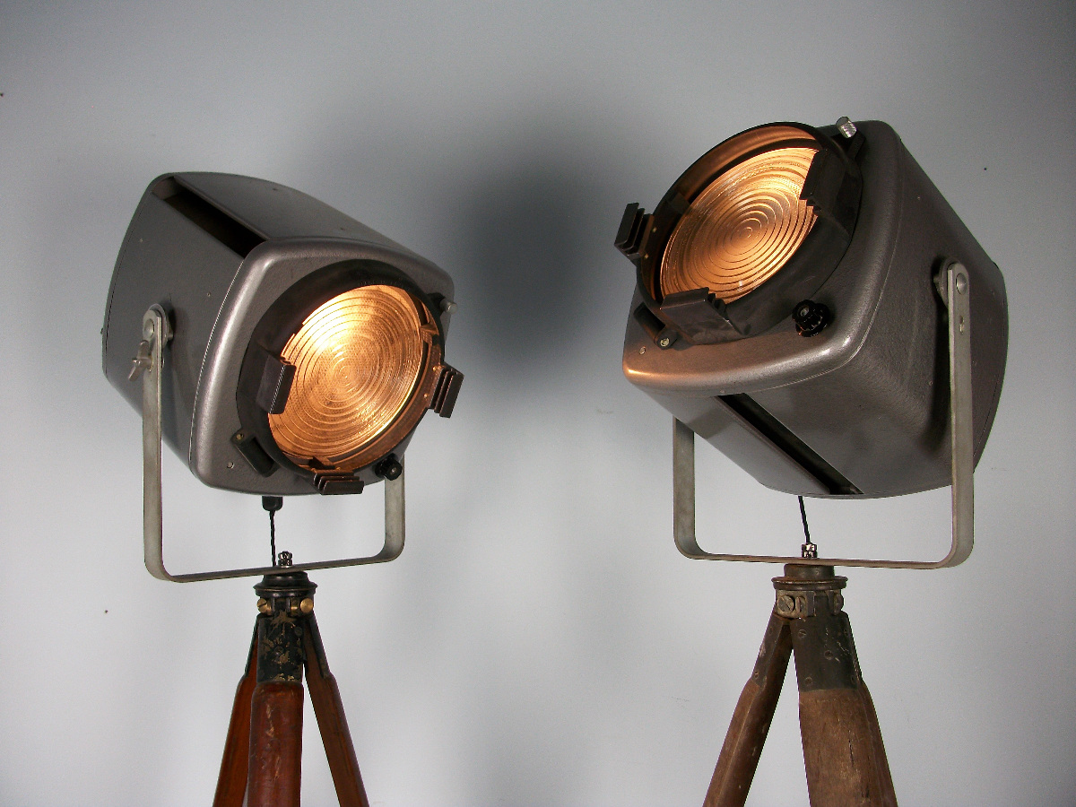  A pair of adjustable Studio Theatre Lights